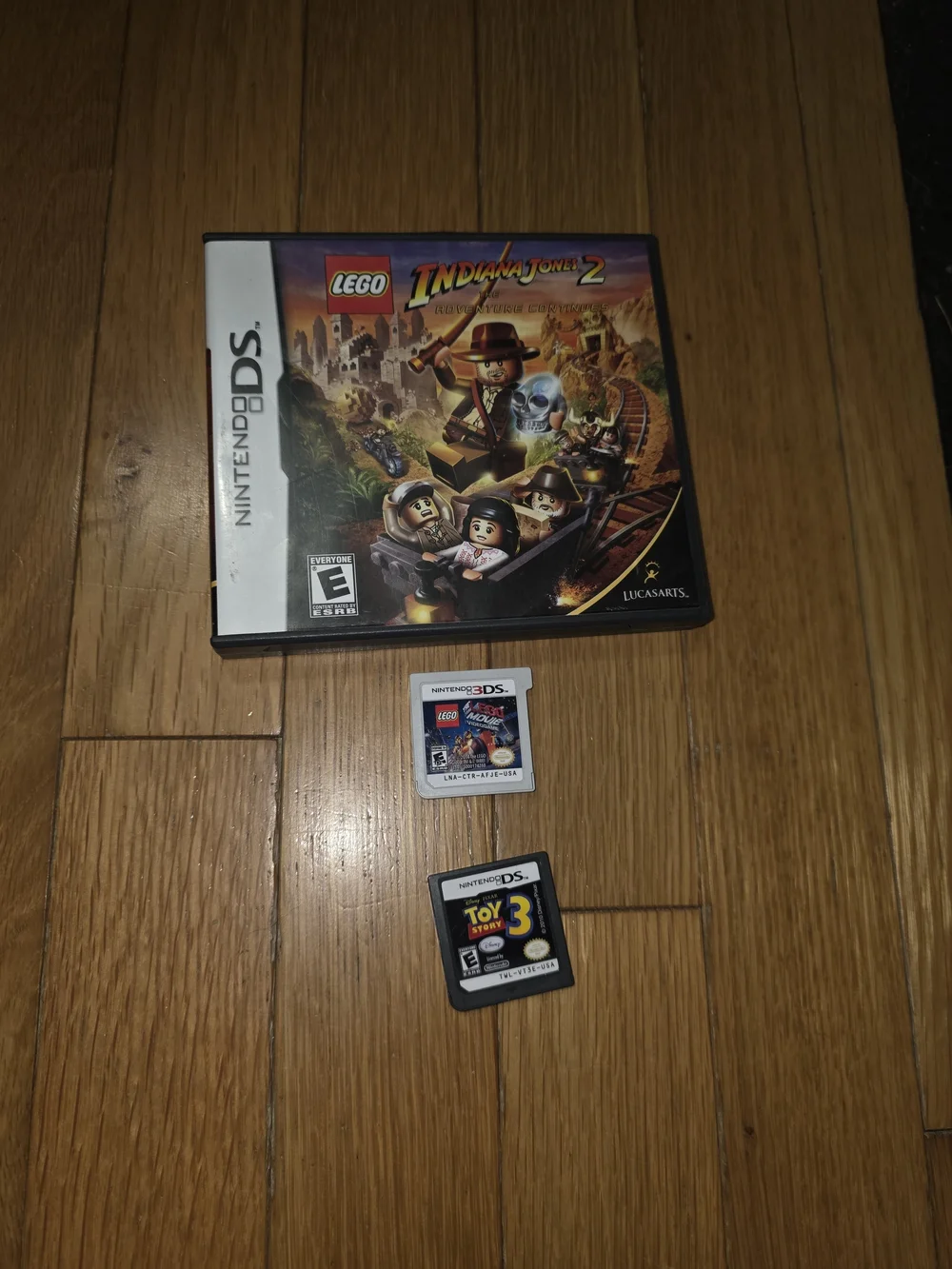VINTAGE LOT GAMES Nintendo Advance DS Indiana Jones Lego Toy Story 3 Lego Movie